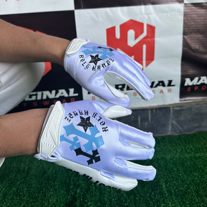 Guantes de Fútbol Americano Unisex Personalizados de Alta Calidad, Antibacterianos, Último Modelo de Ropa Deportiva, Guantes de Fútbol Americano Unisex con Logotipo Personalizado - Product Image 1