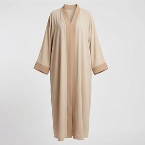 Nuevo Modelo de Abaya al por Mayor, Vestido Musulmán Kaftan para Mujer, Diseños Personalizados, Ropa Islámica Modesta al por Mayor, Suministro de Alta Calidad - Product Image 1