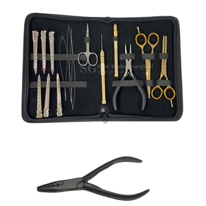 Kit d'outils chirurgicaux Saar Global pour extensions capillaires – Pinces et aiguilles en acier inoxydable pour installation et retrait – Usage commercial – Modèle - Product Image 5