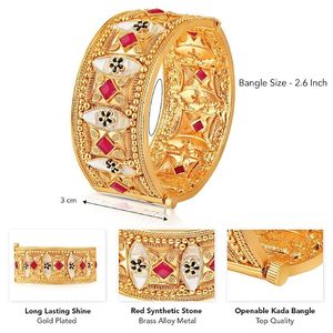 Pulseras de Aleación Chapadas en Oro con Patrón Animal, Conjunto de Joyería Étnica para Boda para Mujer - Product Image 3