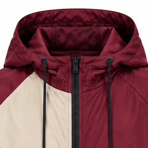 Windbreaker <b>Jacket</b> for <b>Men</b> <b>Lightweight</b> Outdoor Sports Water Resistant Full Zip Hooded Activewear Custom Apparel OEM Manufacturer - Product Image 5