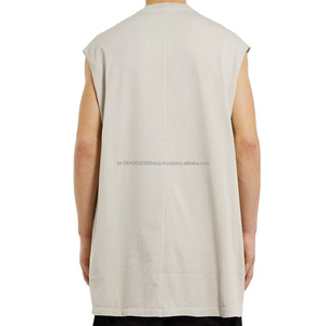 Nouveau débardeur pour homme de qualité supérieure personnalisé, vêtements de fitness pour homme, couleur unie, séchage rapide, débardeur de sport uni à vendre - Product Image 2