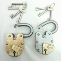 20 ans de garantie de qualité supérieure cadenas de confinement de Style Antique en laiton et fer avec 3 clés fonctionnelles/cadenas de confinement Alcatraz