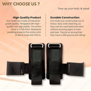 Universal Nylon Non-Skid Wrist Brace with <b>Hook</b> & Loop Closure for Summer Weight Lifting Support - Product Image 6