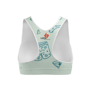 Latest 2026 Women's Racerback Sports <b>Bra</b> Custom Manufacturer Breathable <b>Stretch</b> Performance Wear Wholesale Supply Premium Wear - Product Image 2