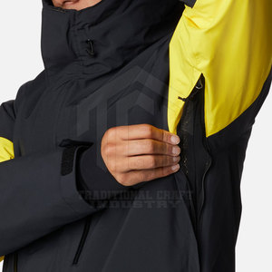 Chaqueta de Esquí con Capucha, Impermeable, de Nailon/Poliéster, Diseño Transpirable, Logotipo Frontal Personalizable, para Hombre, Invierno, Aire Libre - Product Image 6