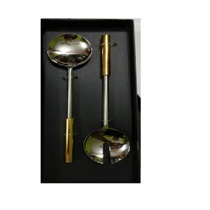 Utensilios de Cocina Ecológicos y Ligeros para Uso Doméstico, Cubertería con Acabado en Nogal, Servidor de Ensalada Decorativo de Madera, Juego de Cubertería - Product Image 4