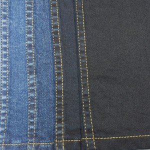Tela vaquera súper elástica teñida, tejido de sarga ecológico 99% algodón 1% elastano para hombre, mujer y niño, peso pesado, transpirable, OZ +/-5% - Product Image 2
