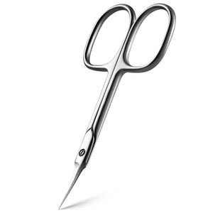 Ciseaux à cuticules professionnels en acier inoxydable avec pointe de précision aiguisée pour manucure, pédicure, soin des ongles et toilettage - Product Image 1