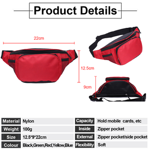 Riñonera Oxford Unisex con Logotipo Personalizado, Bolso Bandolera para Hombre y Mujer, Riñonera Deportiva con Cinturón - Product Image 4