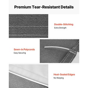 Tessuto per Tenda da Camper in Vinile Resistente 18 oz, Impermeabile, Sostituzione per Tenda RV 15 (Tessuto 14,2") Protezione UPF50+ - Product Image 5