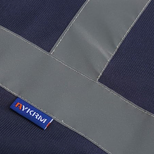 Gilets de sécurité haute visibilité personnalisables avec logo, gilet réfléchissant haute visibilité avec poche zippée de sécurité - Product Image 6