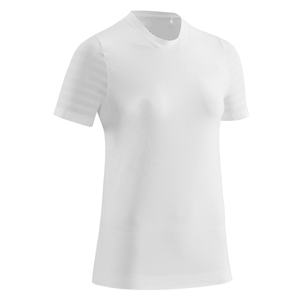 <b>Women's</b> <b>White</b> Crew Neck <b>Short</b> <b>Sleeve</b> Knitted T-<b>Shirt</b> Solid Color Casual Breathable Regular Fit Spring Summer Top - Product Image 1