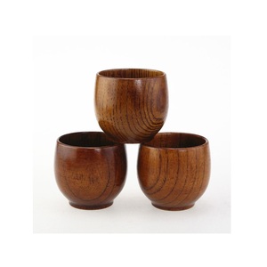 Premium Wooden Mug Handmade Solid Wood Coffee <b>Cup</b> Natural Finish Rustic Design Eco Friendly Drinkware for Cafe - Product Image 1