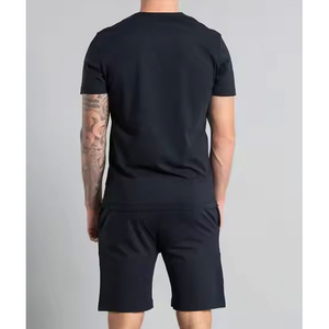 Hot Selling At Reasonable Rate <b>Set</b> <b>Short</b> Sleeve Casual Crewneck T-Shirt and Drawstring Summer 100%Cotton Men t Shirt <b>Shorts</b> <b>Set</b> - Product Image 6