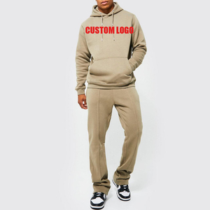 High Quality Premium Windproof Breathable Winter Plus Size Pullover Hoodie and Sweatpants Men Heavy Fleece Sports <b>Tracksuit</b> - Product Image 4