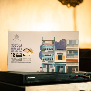 Caja de regalo de chocolate de lujo con mantequilla de canela y anacardos para regalos y souvenirs en caja personalizada al por mayor - Product Image 3