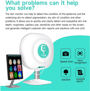 Analyseur de peau 3D professionnel 2026, scanner facial, appareil d'analyse de la peau, machine d'analyse de la peau 3D, machine d'analyse de la peau par IA, appareil facial - Product Image 4