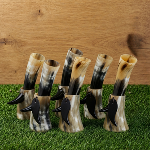 Corne à boire artisanale en corne de buffle écologique, forme naturelle, corne polie, corne à boire viking, décoration de mariage et de maison, artisanat - Product Image 3