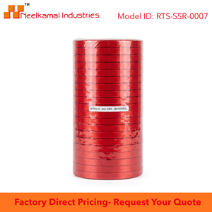 Ruban de satin rouge simple face 6 mm, lot de 20 rouleaux de 8 m, idéal pour emballages de confiseries, boîtes de boulangerie, artisanat saisonnier, cadeaux de fête - Product Image 6