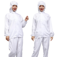 Vêtements de travail anti-poussière sur mesure pour les travailleurs de l'industrie alimentaire, uniforme respirant en tissu polyester, vêtements d'atelier