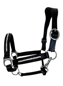 Cabestro de cuero de alta calidad para entrenamiento ecuestre de Divine International - Product Image 4