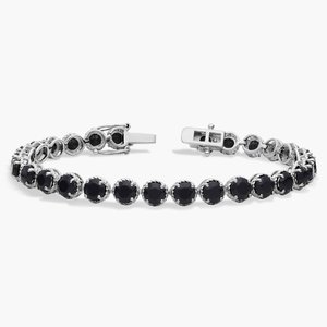 Bracelet en moissanite pour femmes, chaîne en argent sterling 925, bijoux de luxe, cadeau - Product Image 5
