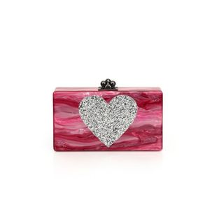 Pochette de soirée en résine écologique de luxe pour femmes, décorations durables pour les occasions spéciales - Product Image 5