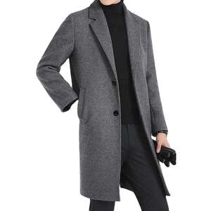 Manteau Trench Élégant en Mélange de Laine pour Homme – Veste d'Hiver Chaude et Longue pour l'Automne – Style Urbain Décontracté et Habillé – Vente en Gros - Product Image 6