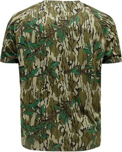 Camisa de Caza de Manga Corta Unisex, Camuflaje, Transpirable, de Secado Rápido, Antibacteriana, con Logotipo Frontal, para Verano, Poliéster/Algodón - Product Image 2