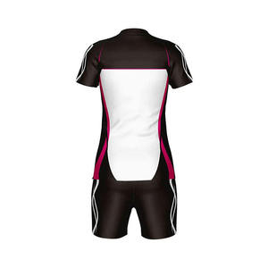 Wholesale Trendy Customized <b>Heat</b>-Transfer Volleyball Uniform Jersey Printed Shirts Shorts Sets 100% Polyester Unisex - Product Image 3