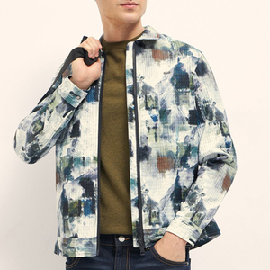 Custom <b>men</b> bomber <b>jacket</b> quilted puffer varsity windproof streetwear fishing winter breathable lightweight <b>men</b> fashion satin OEM - Product Image 1