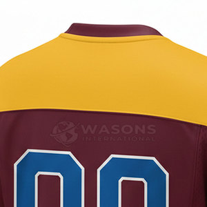 Maillot de football américain sur mesure, tissu durable, séchage rapide, confortable, fabricant pour équipes - Product Image 5