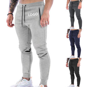 New Wholesale Cross Border European And American Sports Pants Men's Fitness Custom Logo Mens Skinny Sports Joggers Pants - Product Image 2