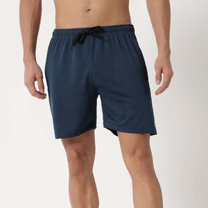 Shorts d'été pour hommes en tissu 100% coton, taille élastique, coupe décontractée, pour le sport, l'entraînement, les activités de plein air et le quotidien, en vente. - Product Image 1
