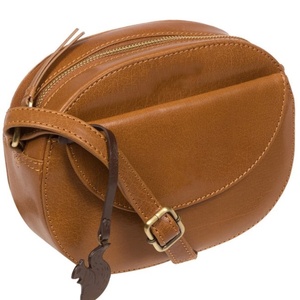 Bolso Bandolera de Cuero Genuino de Camello de Alta Calidad para Mujer, Diseño Minimalista con Correa Ajustable, MOQ Bajo - Product Image 5