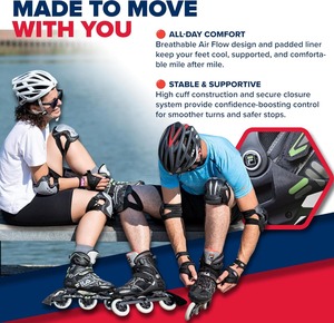 Legacy Pro 100 Inline Speed Skates for Men | <b>Precision</b>, Performance, and Stability for Training in Outdoor and Indoor Rinks - Product Image 4