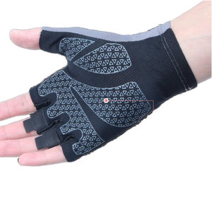 Guantes de Ciclismo de mejor rendimiento para bicicleta, guantes deportivos cortos transpirables acolchados con absorción de golpes de medio dedo, guantes antideslizantes para montar - Product Image 2