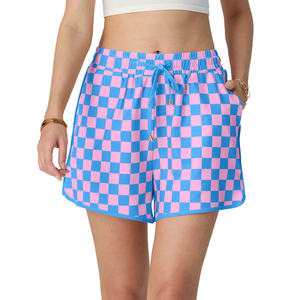 Shorts de Playa para Mujer, Estilo Vintage, Ecológicos, a Media Pierna, con Costuras Resistentes, Corte Holgado - Product Image 1