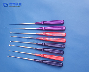 Curetas Cervicales para Ortopedia, Instrumentos Quirúrgicos para Columna Vertebral, Mejor Calidad, 8 Piezas - Product Image 1