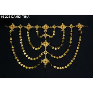 Árabe Dubai Oriente Medio Omani especial chapado en oro cadena de moda accesorios para el cabello nueva colección joyería para el cabello para mujeres - Product Image 4