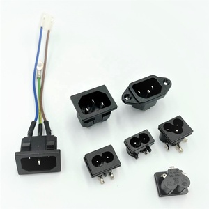 อะแดปเตอร์ปลั๊กแผง C8 250V AC 2.5A 2ขาโมดูลอินพุต IEC ปลั๊กเชื่อมต่อไฟตรง - Product Image 4