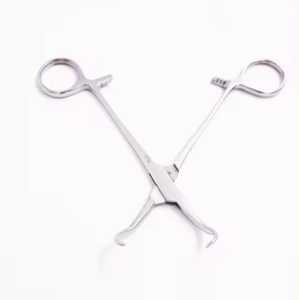 Pinza para toallas Backhaus con articulación de bola y encaje, 14 cm, de acero inoxidable, instrumento quirúrgico, pinza para toallas en venta - Product Image 4
