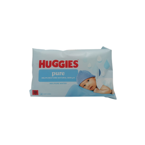 Lingettes pour bébé <span class=keywords><strong>Pure</strong></span> Blue, 48 unités, sans alcool, non tissées, soin de la peau pour bébés - Product Image 1