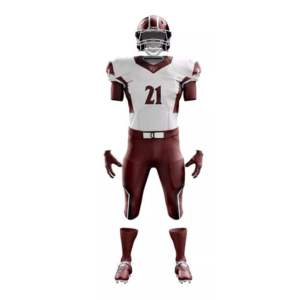 ชุดยูนิฟอร์มอเมริกันฟุตบอล ระบายอากาศได้ดี กางเกงขาสั้น พิมพ์โลโก้ตามสั่ง โพลีเอสเตอร์ 100% ราคาโรงงานแข่งขันได้ - Product Image 3