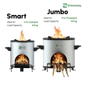 Greenway Smart <b>Stove</b> - Improved Biomass Cooking <b>Stove</b> | Smoke Less Small <b>Stove</b> | Bioflame Wood <b>Stove</b> | No LPG or Gas Needed - Product Image 6