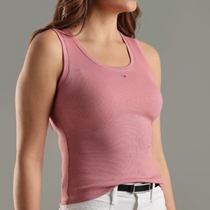 Débardeur Femme Tendance Actuelle en Coton Mélangé Ultra Doux Respirant Écologique Coupe Classique Col Rond Style Hip-Hop - Product Image 3