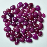 Rubis naturels de formes variées, pierres précieuses en vrac pour la fabrication de bijoux, pierres polies, cristal de guérison, Anvika Gems Jewels AG-1108, vente en gros