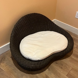 Wholesale price handcrafted meditation chairs lotus <b>floor</b> <b>seat</b> rattan chair for yoga practicing - Product Image 5