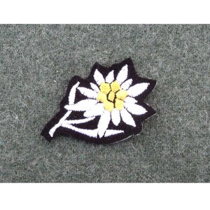 Patchs brodés en polyester et coton pour chapeaux, fabriqués à la machine, à thermocoller, motifs floraux, badges allemands, patchs latéraux Kapi - Product Image 1